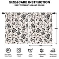 thumbnail image 2 of Blackout Kids Curtains,Pioneer Flower Floral Print Pattern Childrens Insulated Curtains Set Of 2,Bedroom Essentials,Toddler Room Decor 42"x54", 2 of 5