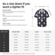 thumbnail image 5 of Fotbe Llamas 1 Camisa Estampada de Manga Corta para Hombre, Casual de Verano, Estilo Playero, Sin Arrugas-XX-Large, 5 of 5