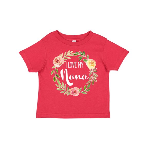 Inktastic I Love my Nana- flower circle Boys or Girls Toddler T-Shirt