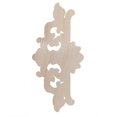 thumbnail image 2 of Oreilet Apliques de Madera Tallada, Elegantes 2 Piezas de Incrustaciones de Madera, artesanía Exquisita para decoración de hoteles para decoración de Muebles(16 * 7.5CM) Onlay Apliques Higoodz Decoración hogareña, 2 of 7