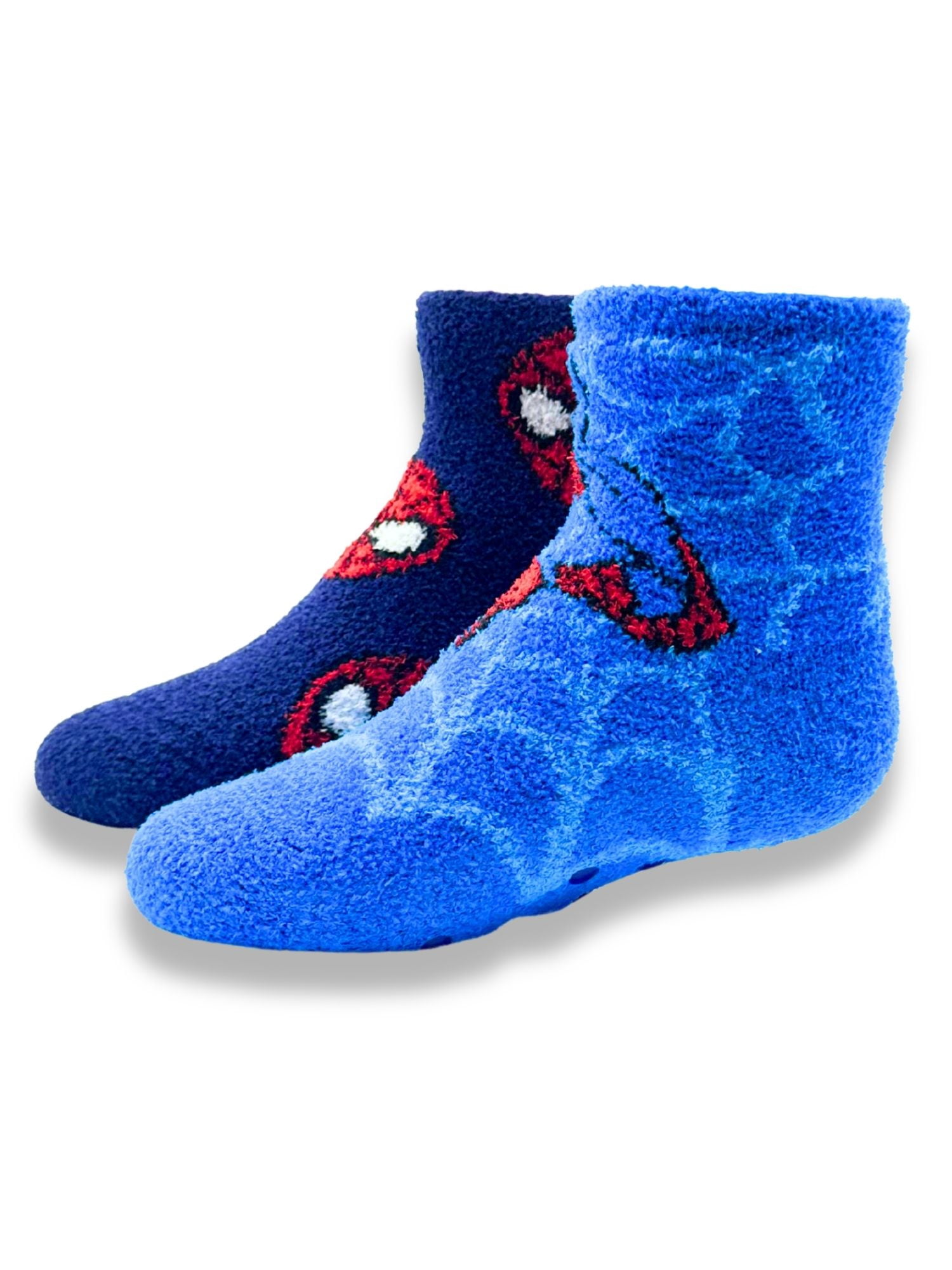 Spider-Man Boys Cozy Socks, 2-Pack, Sizes S/M-M/L