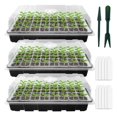 thumbnail image 1 of Bandejas de plántulas de semillas de invernadero Germinación de plantas de flores Caja de cultivo Macetas para viveros Invernaderos Jardinería, 1 of 5
