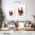 thumbnail image 3 of Elephant Stock Chardonnay Nights Wall Art - Vertical Multi Panel Canvas - Living Room Wall Decor - Fashion And Beauty Multi Panel - White And Red Decor By Ashvin Harrison - 14" x 23", 3 of 4