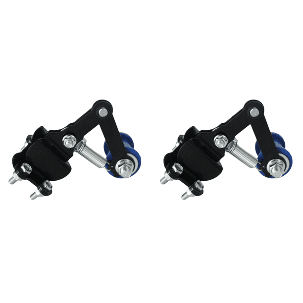 Tensor de cadena de motocicleta, rodillo tensor de hierro para Dirt Pit Pro (Negro)