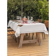 thumbnail image 3 of Outdoor Tablecloth with Umbrella Hole for Patio/Picnic/Party/Camping, Pink Lily Floral Waterproof Table Cloth Rectangle Table Cover Washable, Farmhouse Flowers Blossom Butterfly (60"x 102"), 3 of 9