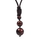 thumbnail image 1 of Collar de ojo de tigre de 16 mm con colgante de obsidiana natural y amatista adecuado para hombres y mujeres, 1 of 6