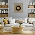 thumbnail image 3 of American Art Decor Handmade Framed Natural Straw and Linen Wall Art Decor, Beige/Black - 23.5" x 23.5", 3 of 6