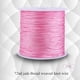 thumbnail image 2 of Cordón de nailon con nudo chino de 100 m x 0,8 mm color rosa Nikou hilo de macramé Shamballa, 2 of 5