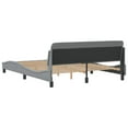 thumbnail image 6 of vidaXL Bed Frame with Headboard Platform Mattress Foundation Bedroom Fabric, 6 of 8