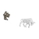 thumbnail image 5 of Figuras de búho,Figuras de búho,animales artificiales,artesanías,decoración del hogar,Figura en miniatura de búho moderno para dormitorio,Estatua del toro,Estatua de, 5 of 8
