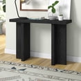 thumbnail image 2 of Evelyn&Zoe Dimitra 42" Wide Rectangular Console Table, Black Grain, 2 of 7