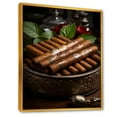 thumbnail image 2 of Designart "Expressing The Essence Of Cuban Cigars I" Cuba Floater Framed Canvas Prints, 2 of 5