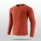 thumbnail image 4 of Blusas y camisas de manga larga con cuello redondo para hombre, estilo casual, a la moda, de color liso, para correr, fitness, con cremallera elástica alta, bolsillo, manga larga, cuello redondo, para, 4 of 9
