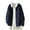 Navy, variant on DDAPJ pyju Women's Zip Up Knit Sweater Long Sleeve Open Front Cardigans Soft Warm Cardigan Sweaters Fall Casual Outwear Coat Black Free Size