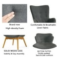 thumbnail image 2 of Coin Lecture Douillet, Chaise de Lecture Luxueuse avec Ottoman Assorti, 2 of 7