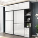 thumbnail image 3 of Lock Drawers Wardrobe Glides White Mirror European Novelty Near Bed Plate Rack Large Capacity Closet Kids Gardrop Home Furniture My Lux Decor Round, 3 of 21