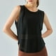 thumbnail image 3 of Chaleco deportivo con costura de malla estilo mujer blusa suelta transpirable ropa para correr y yoga, 3 of 3