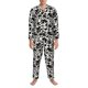 thumbnail image 3 of Balery Cow Skin 1 Pijama para Hombre de Dos Piezas con Manga Larga, Conjunto de Dormir y Descanso Suave con Bolsillos-X-Large, 3 of 7