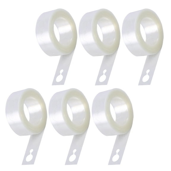 WORGEOUS 6 Rolls Balloon Holding Chains Birthday Balloons Decorating Buckles Party Supply