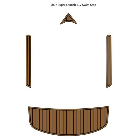 2007 Supra Launch 21V Swim Platform Step Mat Boat EVA Foam Teak Deck Floor Pad