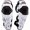 Black, variant on Leatt Knee & Shin Guard Dual Axis Pro