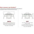 thumbnail image 3 of Waterproof Heavy Duty Round Table Cover, UV Protection, Outdoor Furniture Tent, Dustproof for 230cm Diameter Garden Dining Set, 3 of 7