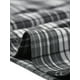 thumbnail image 5 of Pantalones de trabajo de cuadros recortados para mujer INSPIRE CHIC, con botones, talla XL, en blanco y negro, 5 of 6