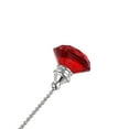 thumbnail image 5 of Uxcell Ceiling Fan Pull Chain Crystal Chain Extension Diamond Pendant 2Pcs Red, 5 of 6
