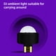 thumbnail image 4 of Luces ambientales LED para coches - Kit de luces interiores que cambian de color alimentado por USB con sincronización multicolor para coches y camiones - Tiras de iluminación ambiental en pack de 3, 4 of 8