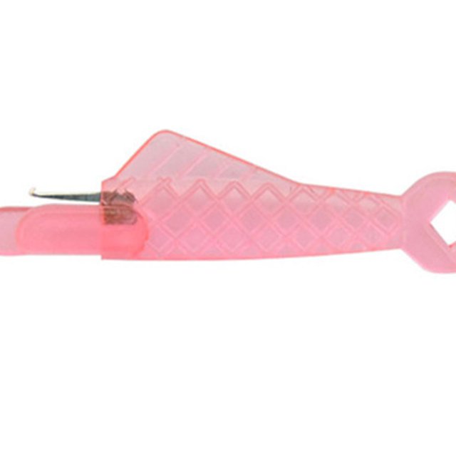 Enhebrador De Agujas 5 uds pez aguja de coser a mano enhebrador bordado Kit de herramientas artesanales (rosa) Likrtyny Libre de BPA