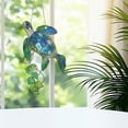 thumbnail image 6 of Taicans Stained Glass Sea Turtle Suncatcher - Coastal Beach Window Hanging Decor,Nautical Marine Art,Gift for Ocean Lovers,Green Blue Turtle Ornament,2D Acrylic, 6 of 7