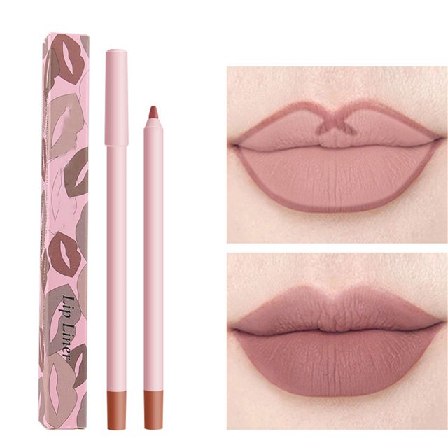 Crayon Contour des Lèvres Mode pour Femmes, Anti-Traces de Tasse, Facile à Colorer, Longue Tenue, Hydratant, Crayon à Lèvres à Crochet, Rouge à Lèvres 1 g