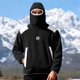 thumbnail image 1 of MHFRRA Sudadera con Capucha y Chaqueta de Gran Tamaño con Capucha de Overseas Trade Negro, 1 of 3
