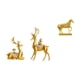 thumbnail image 1 of Figura de escritorio,Estatuas de ciervos Feng Shui para decoración de oficina y sala de estar,Figuras decorativas modernas para dormitorio,estante y escritorio.,Estatuas de caballos,Estatuas, 1 of 8