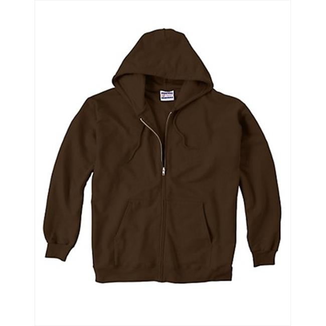 F280 Ultimate Cotton Fleece FullZip Adult Hoodie Size Medium, Dark