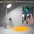 thumbnail image 4 of Lampe de Bureau pour Enfants avec Porte-Stylo, Lampe de Chevet Automatique Changeant de Couleur, Lampe de Lecture LED Rechargeable Dimmable pour Enfants, 4 of 5