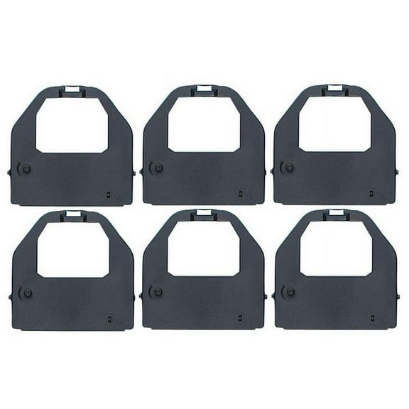 SuppliesMAX Compatible Replacement for NER 5-1498 Black Printer Ribbons (6/PK) - Replacement to Panasonic KX-P150