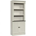 Sauder Palladia 5Shelf Library Bookcase Bookcase, Glacier Oak Finish