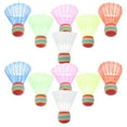 thumbnail image 2 of 12pcs Indoor And Outdoor Kids Badminton Shuttlecocks For Training And Exercising Multi-Use Colored Sports Shuttlecocks Training Badminton, 2 of 5