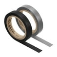 thumbnail image 1 of Uxcell 26Ft Tennis Racket Badminton Racquet Grip Finishing Tapes, Grey/Black 2 Pack, 1 of 6
