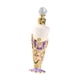 thumbnail image 1 of Botellas de perfume de vidrio elegantes, botella de viaje de vidrio, decoración de flores de ángel, 25 ml, retro, vacías, rellenables, para niñas, mujeres, recuerdo Estilo D, 1 of 8