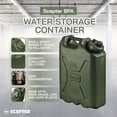 thumbnail image 3 of Contenedor de Agua Scepter Paquete de 3 de 20L Verde Militar, 3 of 9
