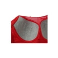 thumbnail image 3 of INSPIRE CHIC Women's Lace Front Full Coverage Push up Underwire Cami Bra Red 40 Fit 38C/D, 3 of 5
