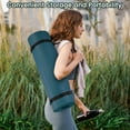 thumbnail image 6 of Fitvids 1/2-Inch Thick High Density Exercise Yoga Mat with Carrying Strap, Navy Blue, 6 of 7