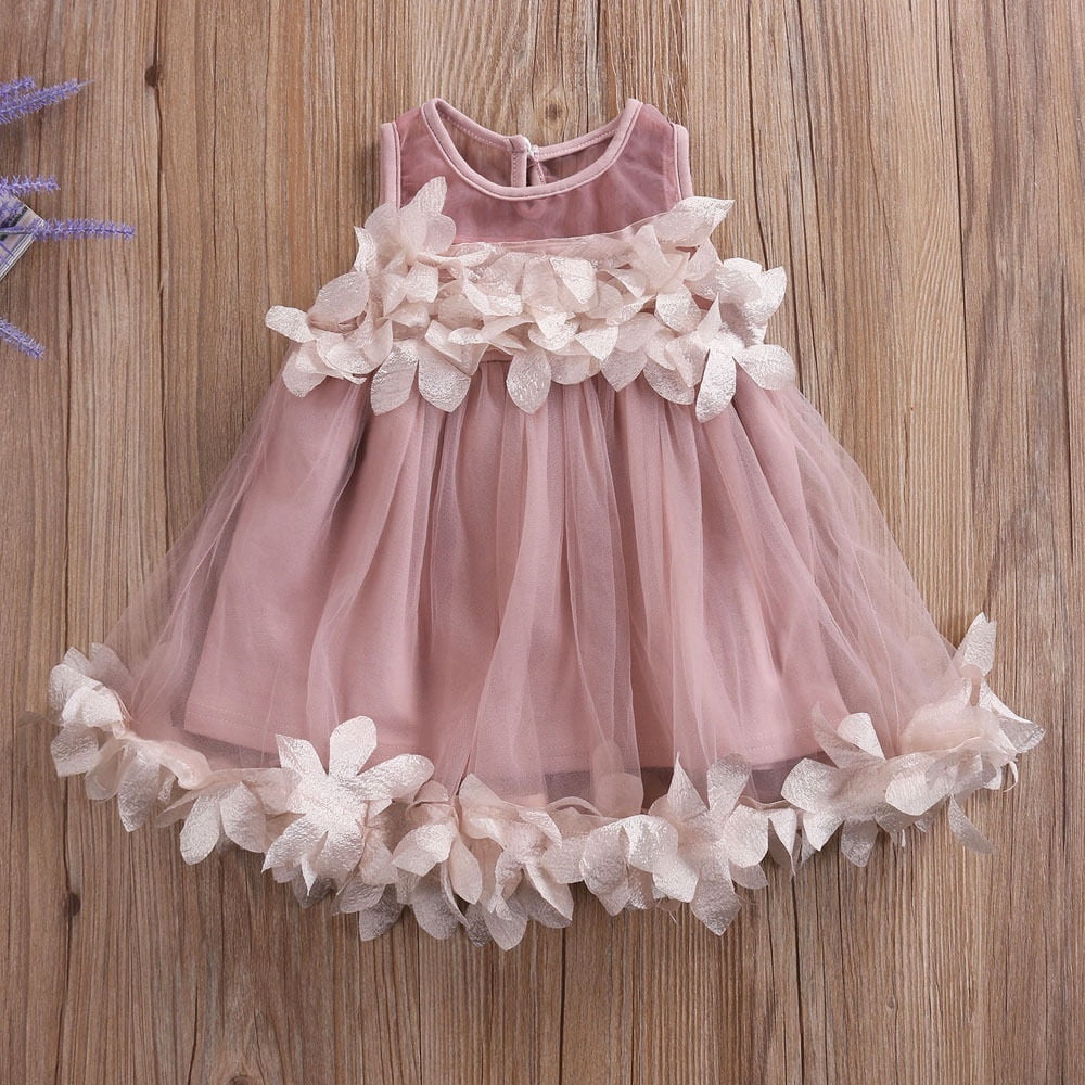 pink wedding dresses for kids