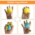 thumbnail image 2 of ABCISI Hand Exercise Ball,Squeeze Ball for Hand Therapy, Finger Extension Exerciser,Finger and Wrist Strengthener, Hand Grip Strengthener for Elderly,Weak Hand,Arthritis,Stroke,Carpal Tunnel, 10+20LB, 2 of 14