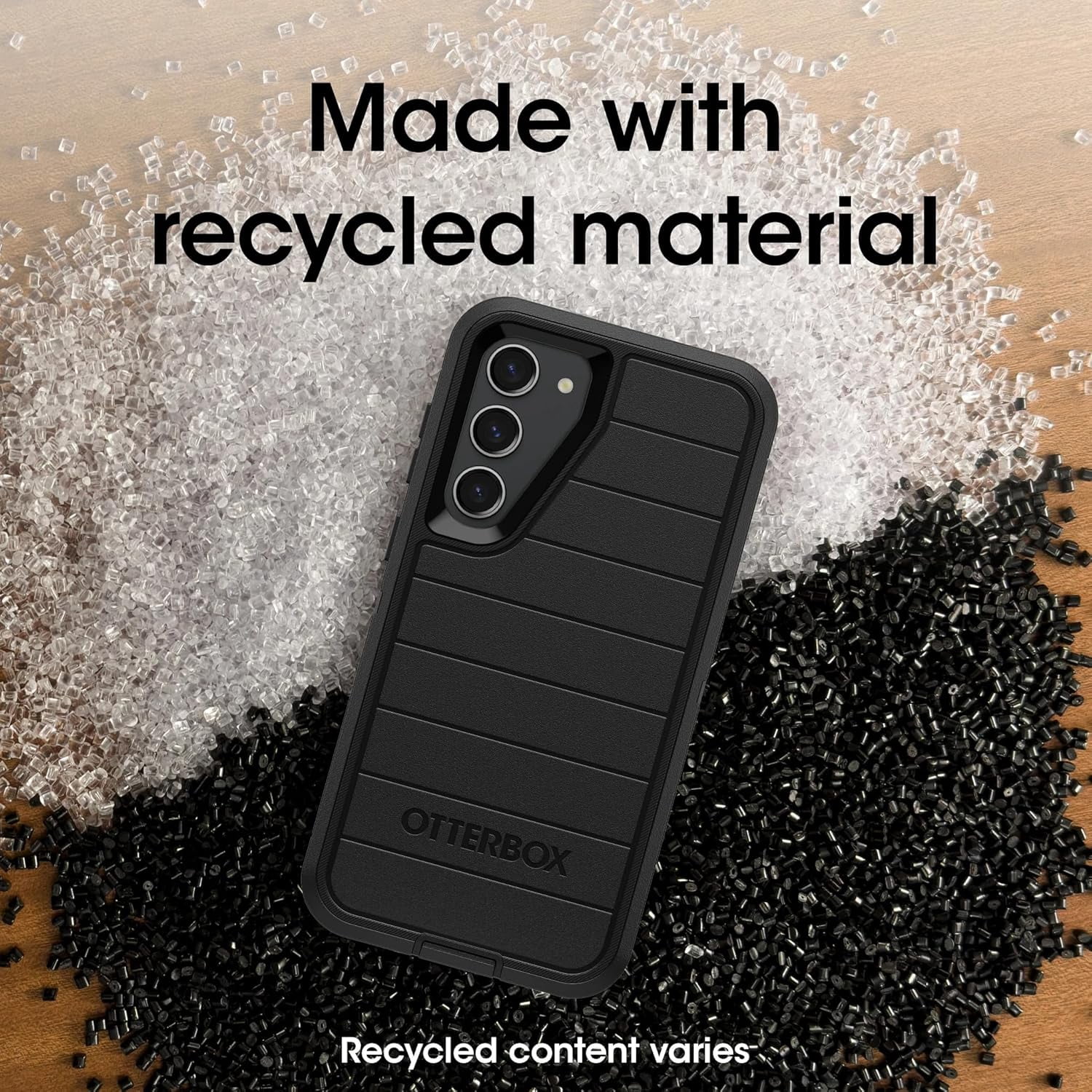 OtterBox Samsung Galaxy S23 FE (Only) - Defender Pro Series Case - Black - Holster Clip Included - Non-Retail Packaging
