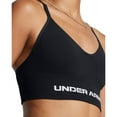thumbnail image 3 of Women's Under Armour Vanish Seamless Low Long Sports Bra Color: Harbor Blue Size: LARGE, 3 of 4