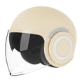 thumbnail image 1 of Mujer Motor eléctrico bicicleta cara abierta medio casco de motocicleta Anti-UV antideslumbrante bicicleta Scooter ATV UTV accesorios para parabrisas, 1 of 9