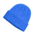 thumbnail image 5 of KKBOTIVE Adult Winter Hat - Beanie for Men Women Thick Knitted Unisex Solid Color Winter Hats Beanies Fashion Cap Blue2 One Size, 5 of 5